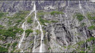 Vinnufossen - Norway's and Europe's one of the highest waterfall. The eighth-tallest in the world!