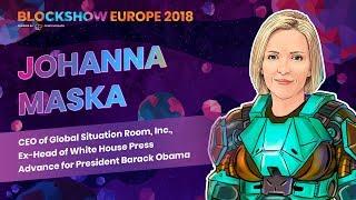 Johanna Maska: You Have To Share Your Solutions. BlockShow Europe 2018