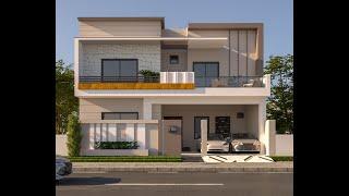 40x70 Modern House Design Plan & 3D || 10 Marla House Plan