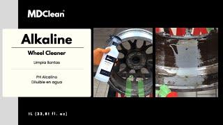  MDClean Alkaline Wheel Cleaner Limpiallantas alcalino concentrado