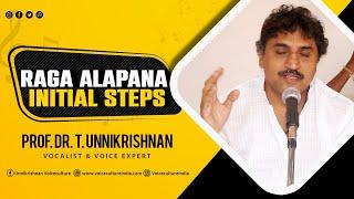 Raga Alapana Initial Steps