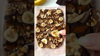 Chocolate Peanut Butter Yogurt Bark #healthyrecipes #healthysnacks #snackideas