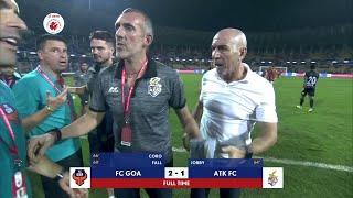 Argument between Lobera & Habas After FC Goa vs ATK | Hero ISL 2019-20