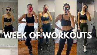 WEEK OF WORKOUTS IN MY LIFE: NYC studio reviews, classpass, how I maintain my physique