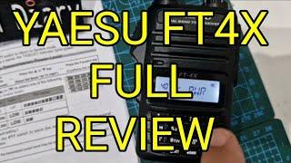 YAESU FT4XE- FULL REVIEW and Settings