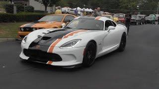 SRT Viper Time Attack - Walkaround - Arrival - Cars and Coffee