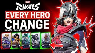 Marvel Rivals - Every Hero Change for Season 1 - Patch Notes