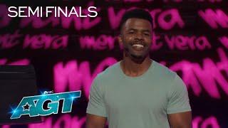 Magician Mervant Vera Freestyle Raps While Performing Magic | AGT 2022