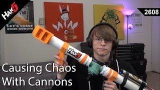 Glytch Causes Chaos with Cannons - Hak5 2608