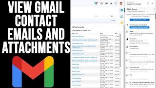 View Previous Emails and Attachments for Email Recipients all from One Place in Gmail