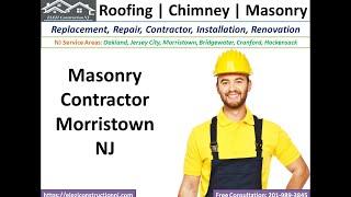 Masonry Contractor Morristown NJ