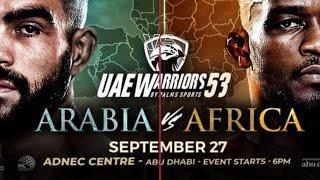 UAE WARRIORS 53 -  DEMARTE PENA VS  MARCEL ADUR