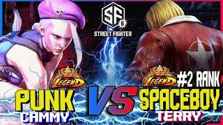 SF6 ▰ PUNK (Cammy) vs SPACE BOY (#2 Ranked Terry) ▰ High Level Gameplay