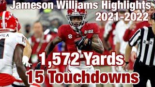 Jameson Williams 2021-2022 Season Highlights (Alabama Receiver)