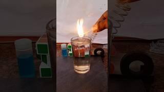 Water  Science Magic Trick ।। Water Fire ।। #science #experiment #shorts #ytshorts