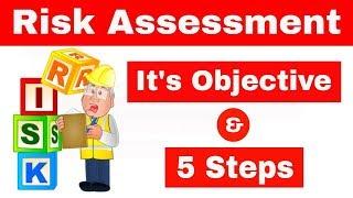 What is Risk assessment & its Objective in Hindi | Five steps of Risk assessment | HSE Study Guide