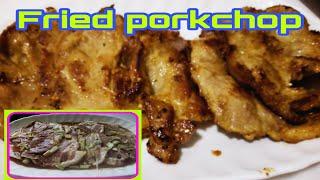 FRIED PORKCHOP//MY OWN PORKCHOP RECIPE //Ammage 8026