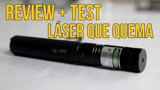 Review + Test del láser que quema - Láser potente