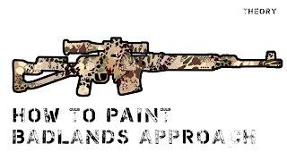 How to paint BADLANDS APPROACH / покраска в камуфляж BADLANDS APPROACH