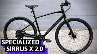 Gravel Hybrid Bike? Specialized Sirrus X 2.0 Fitness Hybrid Bike Wide Tires Feature Review &Weight