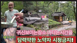 담력이약해 비실비실한분은 시청금지입니다. 40여년 까마귀밥을주는 남자가 귀신이 잘나타나는 장소를 알려주는데요 특히 밤ㅇㅇ시경에 ….