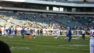 Denver Broncos warmups