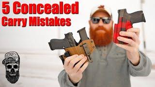 5 Concealed Carry Mistakes You Should Avoid