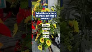 What three letters? #riddle #puzzle