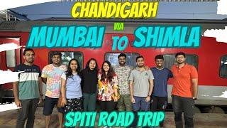 Mumbai to Shimla via Chandigarh ( Train and Tempo )  #shimla #chandigarh @bhatakna