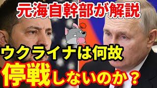 【元海上自衛隊幹部が解説】ウクライナは何故停戦しないのか？【ロシア】