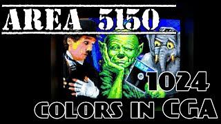 Area 5150 CGA Demo for the IBM PC by CRTC+Hornet