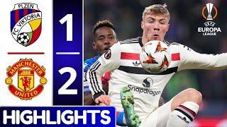 Viktoria Plzeň vs Manchester United  (1-2) | All Goals & Extended Highlights |  Europa League 24/25