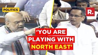 Gaurav Gogoi vs Amit Shah in Lok Sabha during No Confidence motion | VIRAL MOMENT