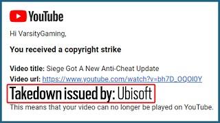 Ubisoft Copyright Striked My Channel