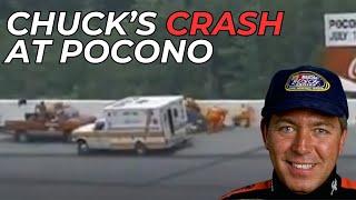 Chuck Bown's Horrible Crash at Pocono