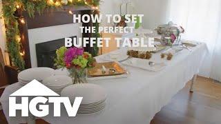 How to Set a Buffet Table | HGTV