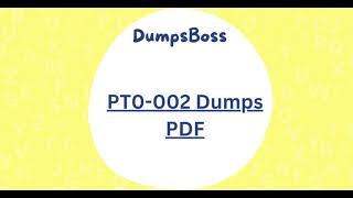 Download PT0-002 Dumps PDF from DumpsBoss Certified Success