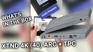 XTND 4K (40) ARC + TPC | HDANYWHERE HDMI Extender. What's in the box