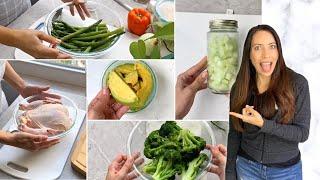 Meal prep easy- Tricks to save and preserve food