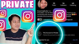 HOW TO PRIVATE AND LOCK INSTAGRAM ACCOUNT 2022? PAANO MAGLOCK NG IG ACCOUNT 2022?