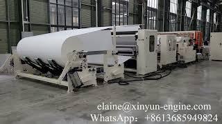 High Speed Full Automatic Deco Glue Lamination Toilet Paper Making Machine Production Line