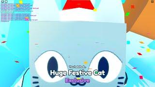 I HATCHED HUGE FESTIVE CAT!!!