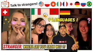 Brazilian Polyglot Surprises STRANGERS on OmeTV