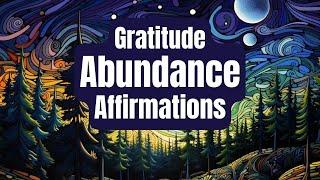 I AM Grateful Abundance Affirmations #affirmationsforabundance #gratitudeaffirmations