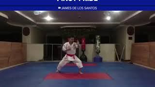 Karateka James de los Santos, nag uwi ng ginto sa Korokotta Cup 2020