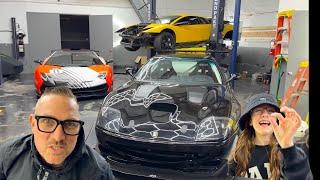 Damon Nearly DESTROYS Ferrari Carbon & Goes HOLLYWOOD Sightseeing With Family!