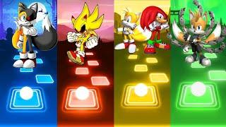 Tails Exe Vs Super Sonic Exe Vs Tails Knuckles Vs Nine Tails Tiles Hop