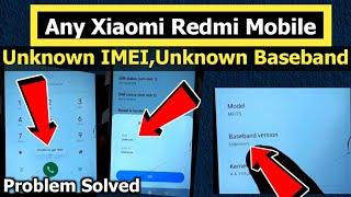 Koi Bhi Xiaomi Mobile Ka Agar IMEI Ya Baseband Udd Jaye To Kaise Repair Kare Wo Bhi Asan Tarike Se