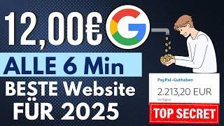 Diese Website zahlt 12,00€ ALLE 6 Minuten! (Online Geld verdienen 2025)