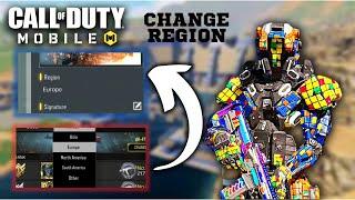 SIMPLE WAY TO CHANGE YOUR REGION IN COD MOBILE #cod #region #codm